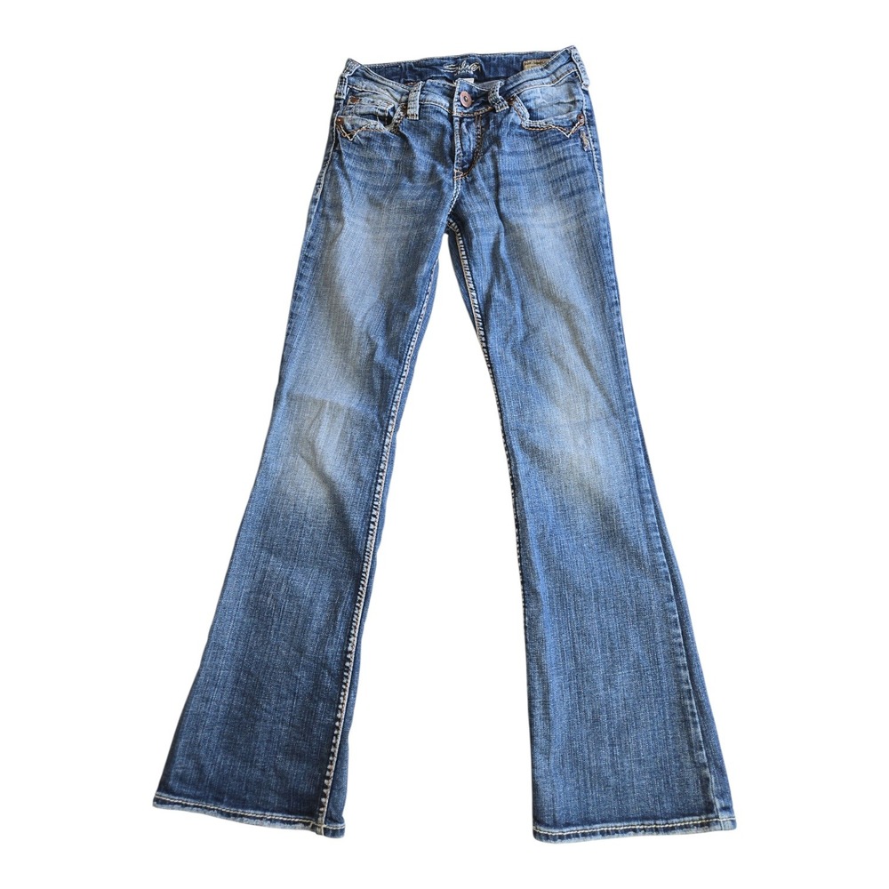 Silver Jeans Suki‎ Surplus Bootcut Medium Wash Blue Denim W26 L32 Y2K Western